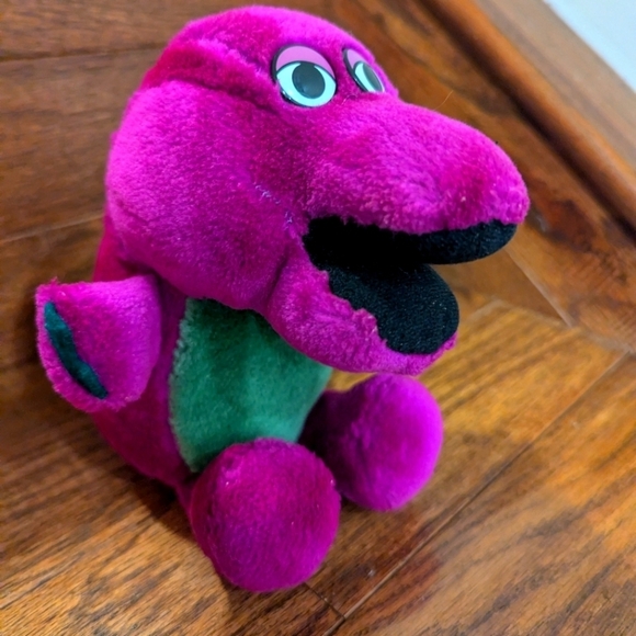 Barney Other - Barney 8.5" Vintage Plush Dinosaur
